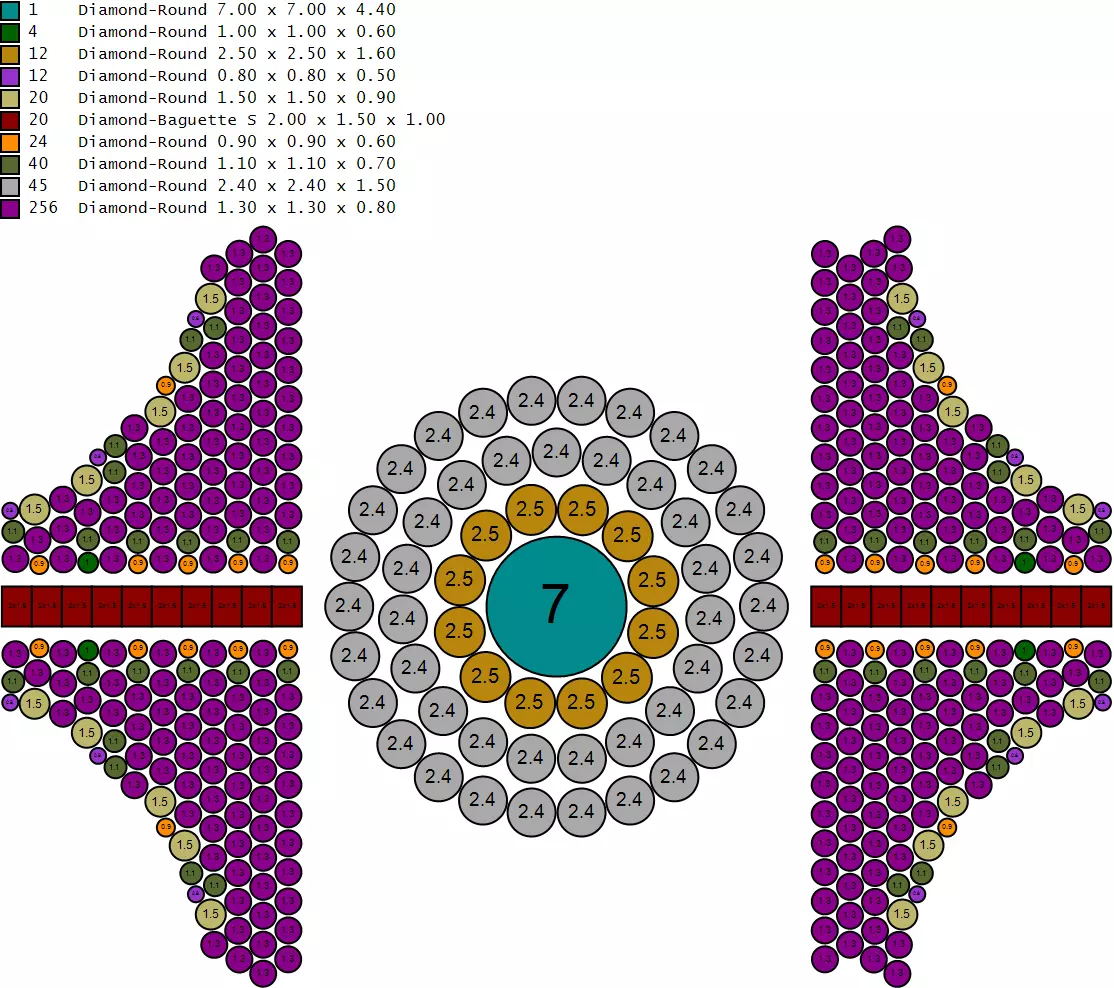 Custom Simulated Diamond Round Cut Hip Hop Men Pinky Ring 3D print model_18