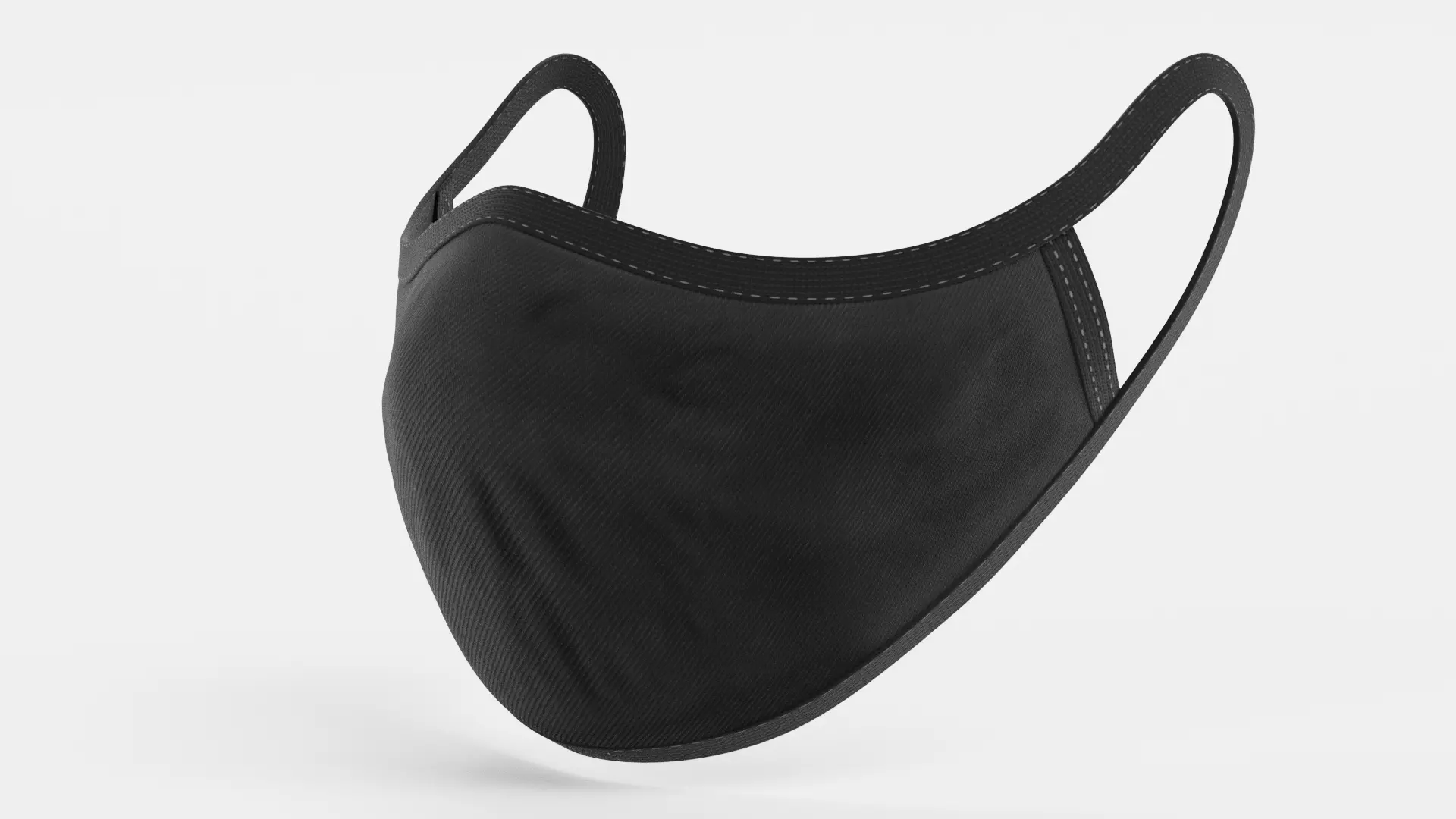 Face Mask V3 - Protective Fabric Medical Respirator 3D model