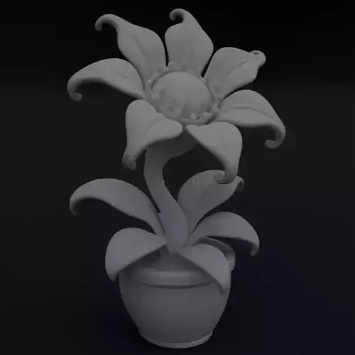 Alien Luminare whirlbloom extraterrestrial fire lily printing 3D