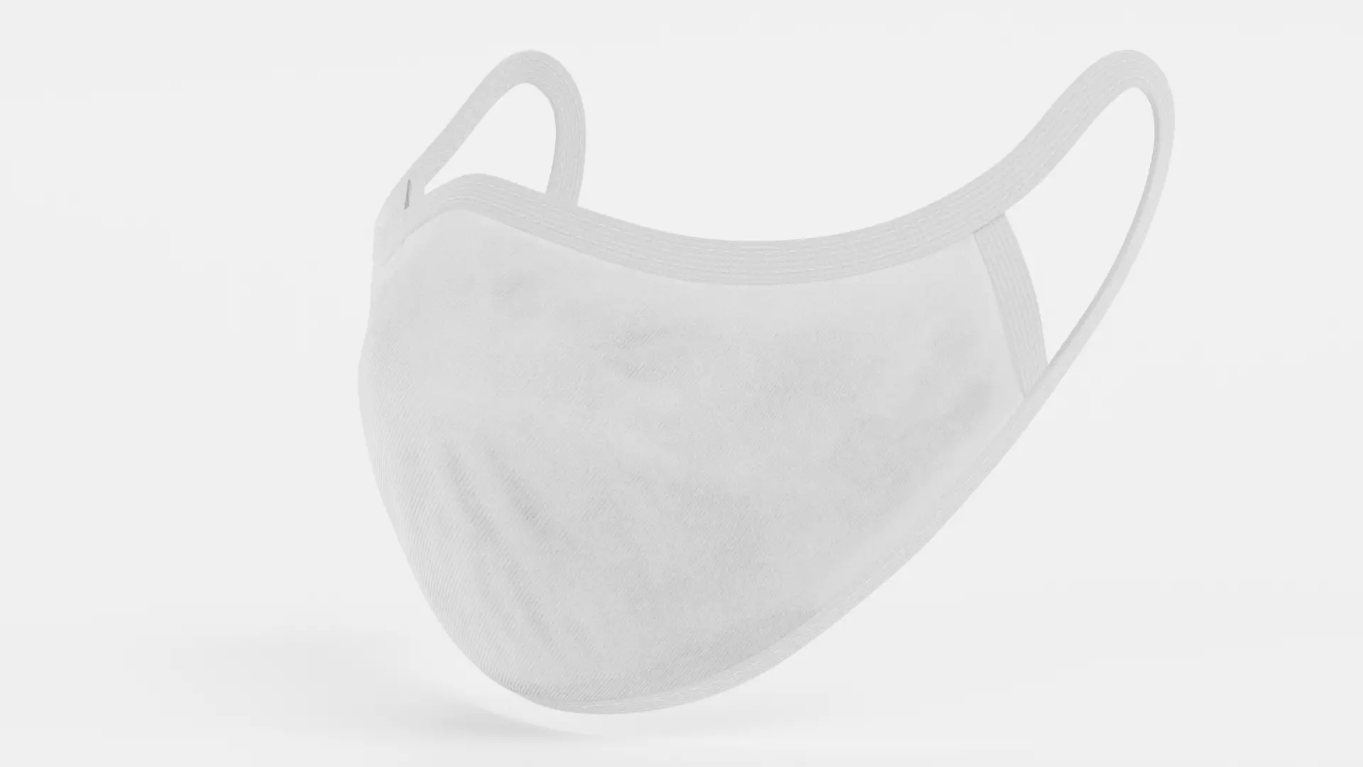 Face Mask V6 - Protective Fabric Medical Respirator 3D model