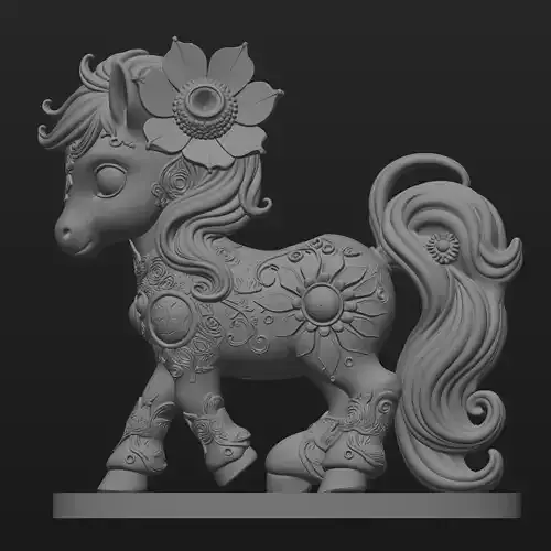 pony horse model