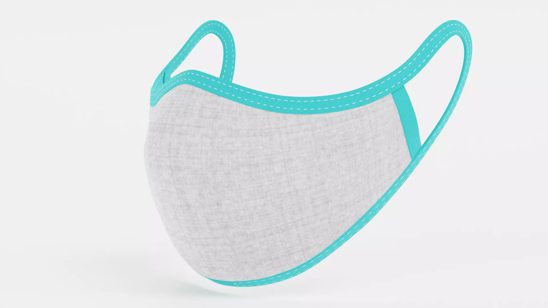 Face Mask V7 - Protective Fabric Medical Respirator 3D model