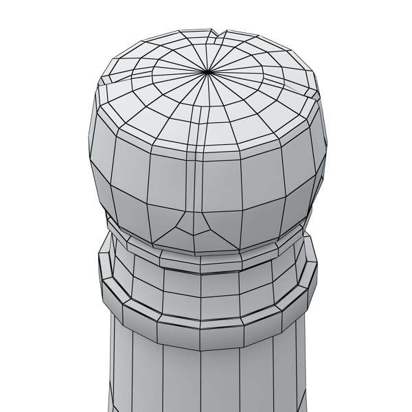 Champagne Moet Chandon Bottle 3D model_16