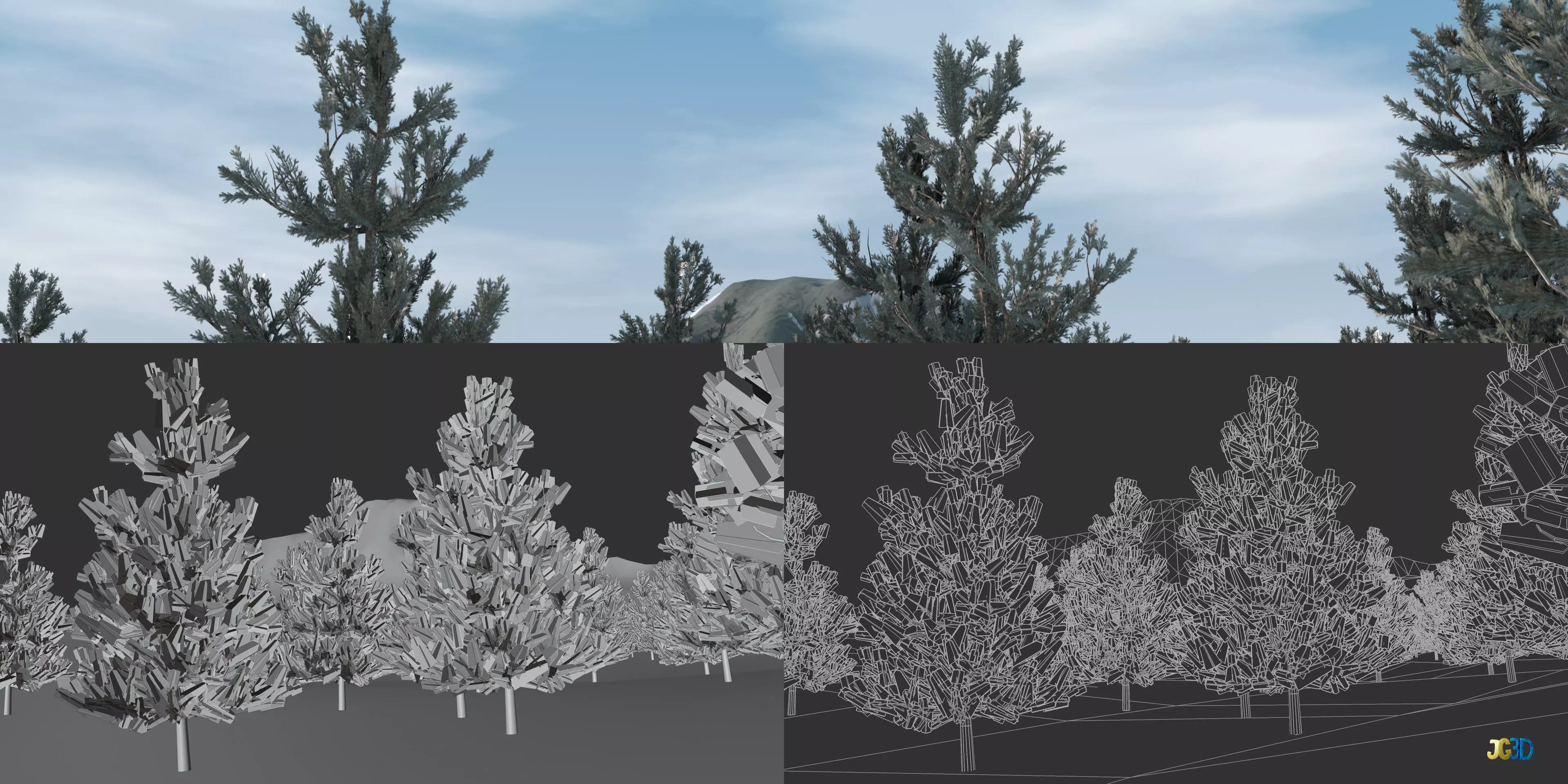 Snowboard Track 3D Model Low-poly 3D model_11