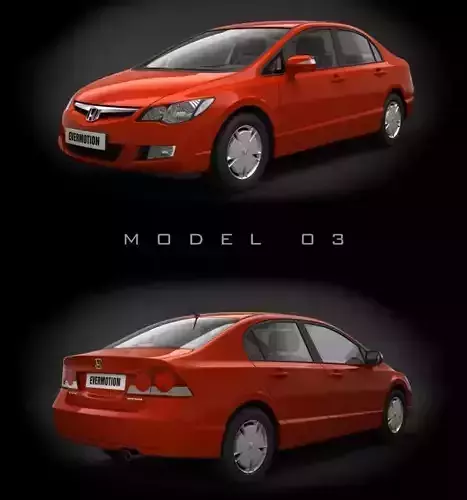 Honda Civic VIII 3D model
