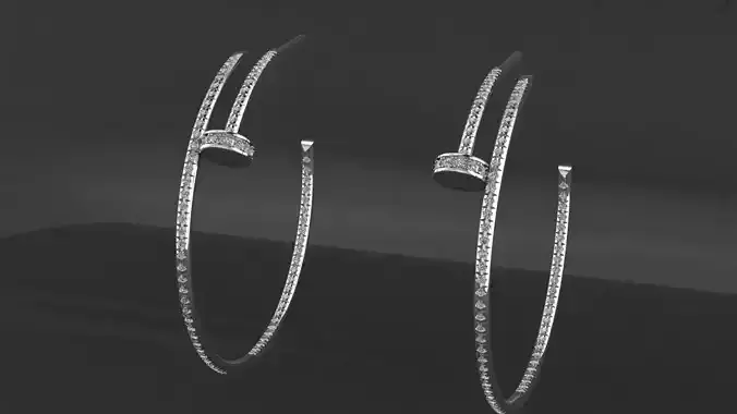 Juste un Clou hoop Earrings