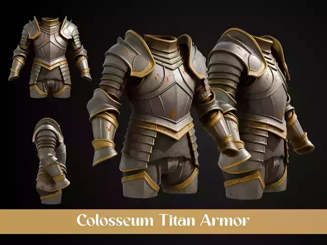 Stylized Gladiator Armor - Colosseum Titan