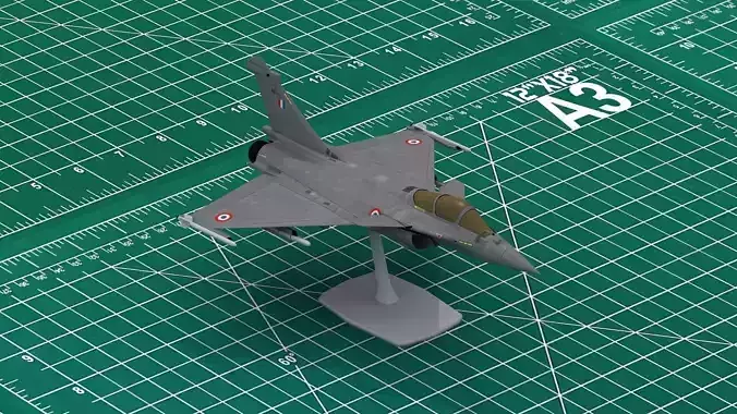 RafaleC 3D Print Model Aircraft