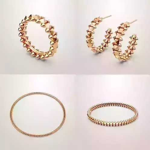 Clash de Cartie Collection ring earring bracelet necklace