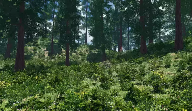 ROBLOX Realistic Sequoia Forest Tree Pack