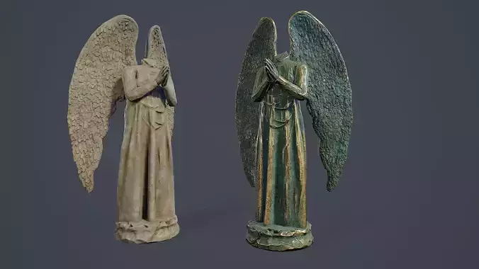 Dead Angel statue PBR