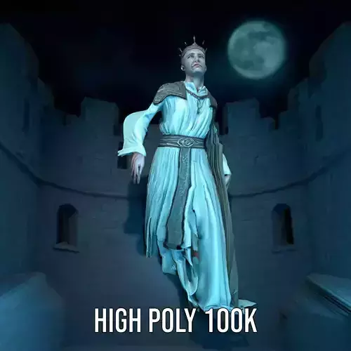 Majestic Regal Attire model pack Low-poly 3D model