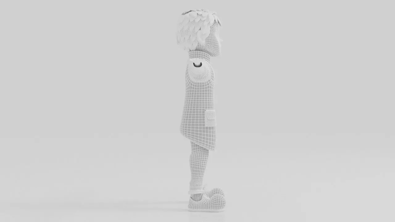 Character Dipo Rigged  Low-poly 3D model_12