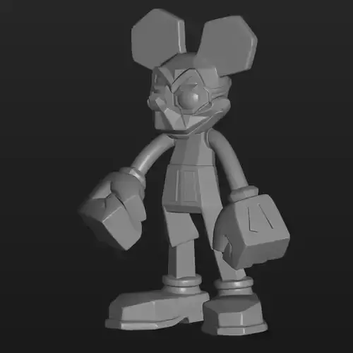 Lego Mickey Mouse model