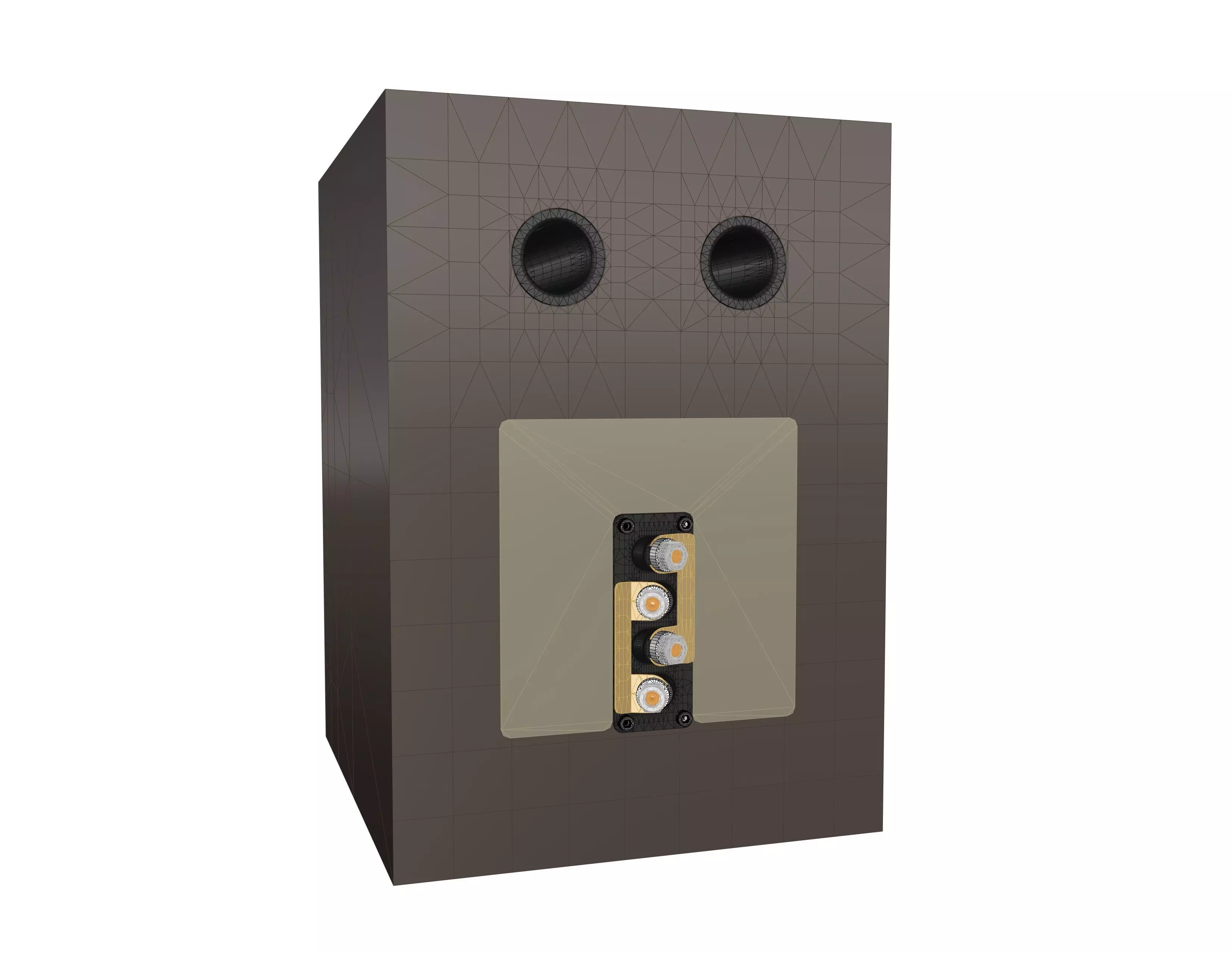 Wharfedale Denton 85th Anniversary Bookshelf Speakers 3D model_10