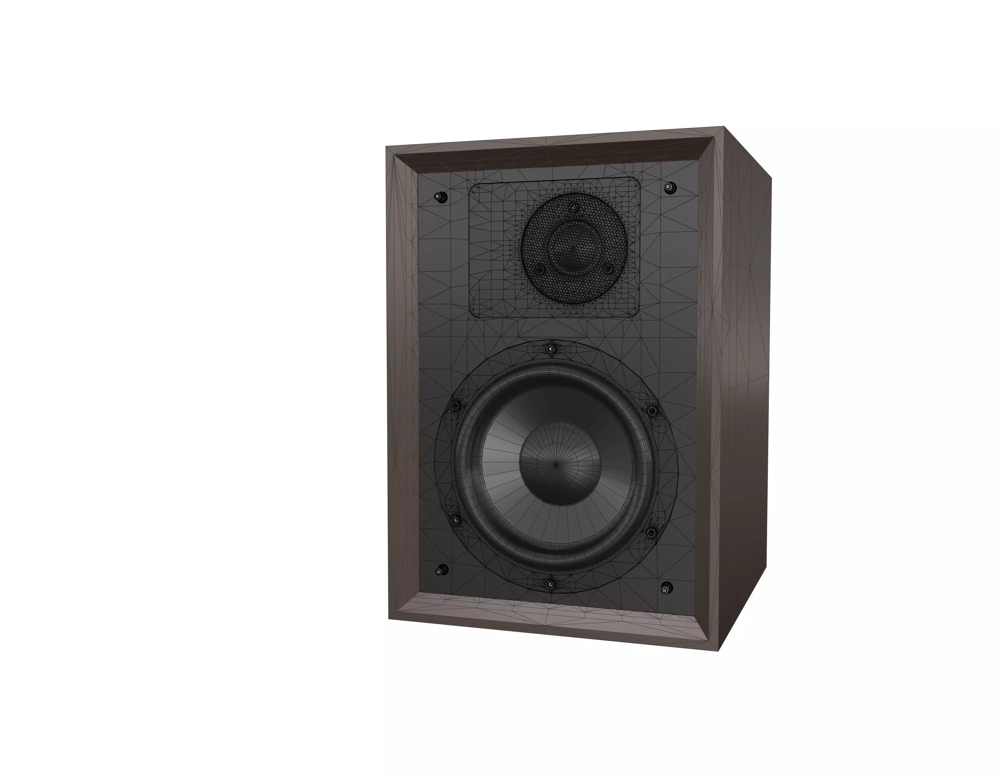 Wharfedale Denton 85th Anniversary Bookshelf Speakers 3D model_9