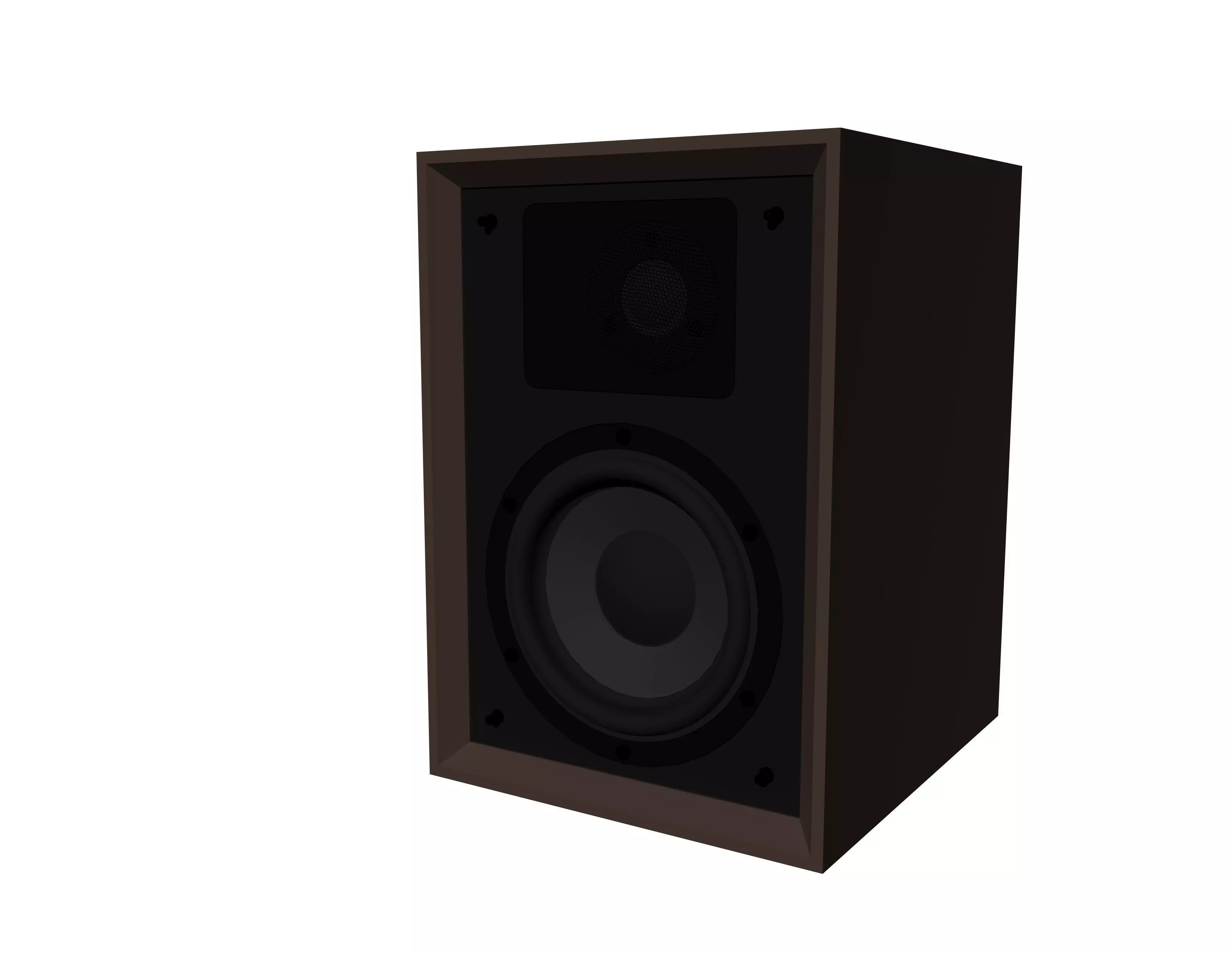 Wharfedale Denton 85th Anniversary Bookshelf Speakers 3D model_2