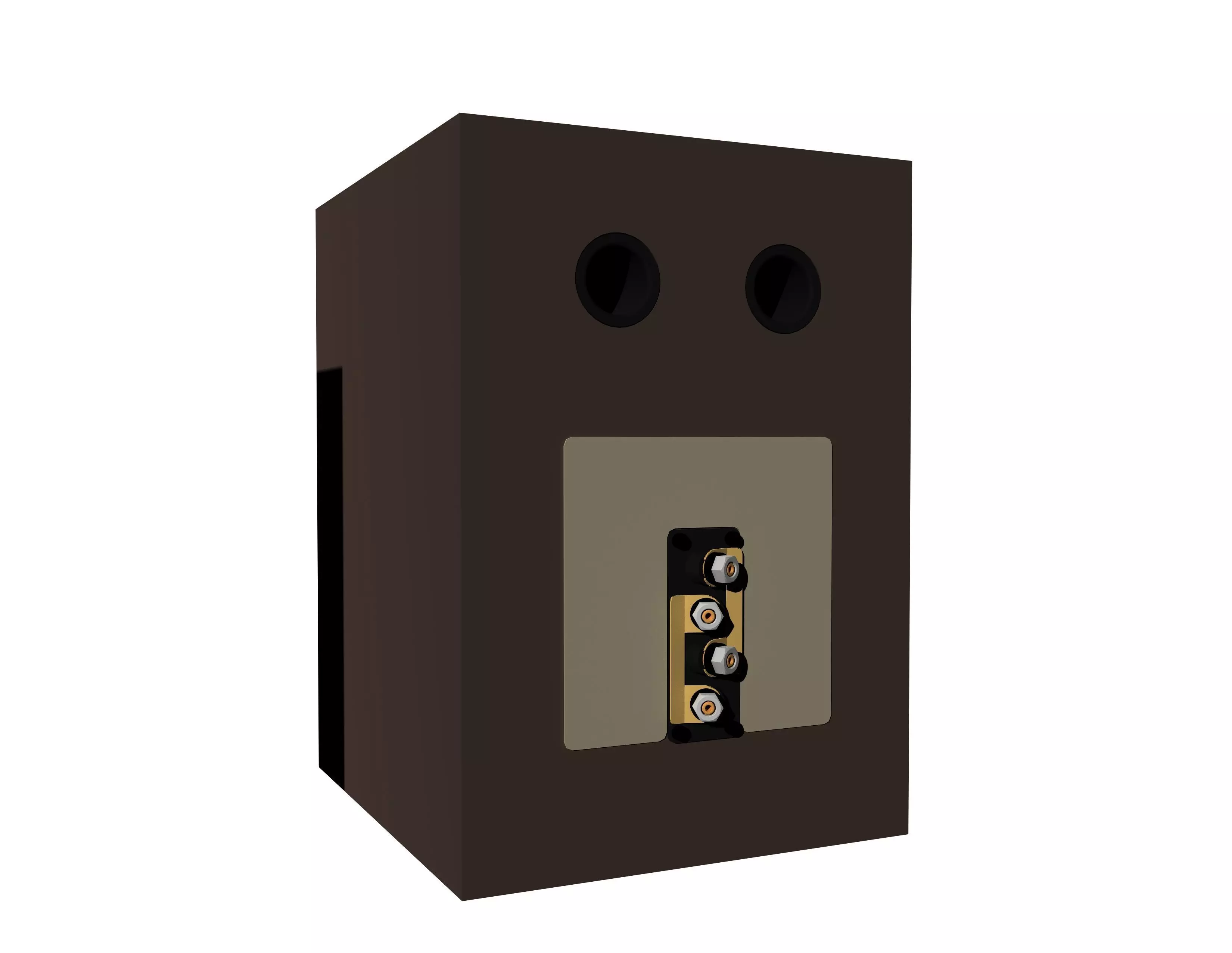 Wharfedale Denton 85th Anniversary Bookshelf Speakers 3D model_4