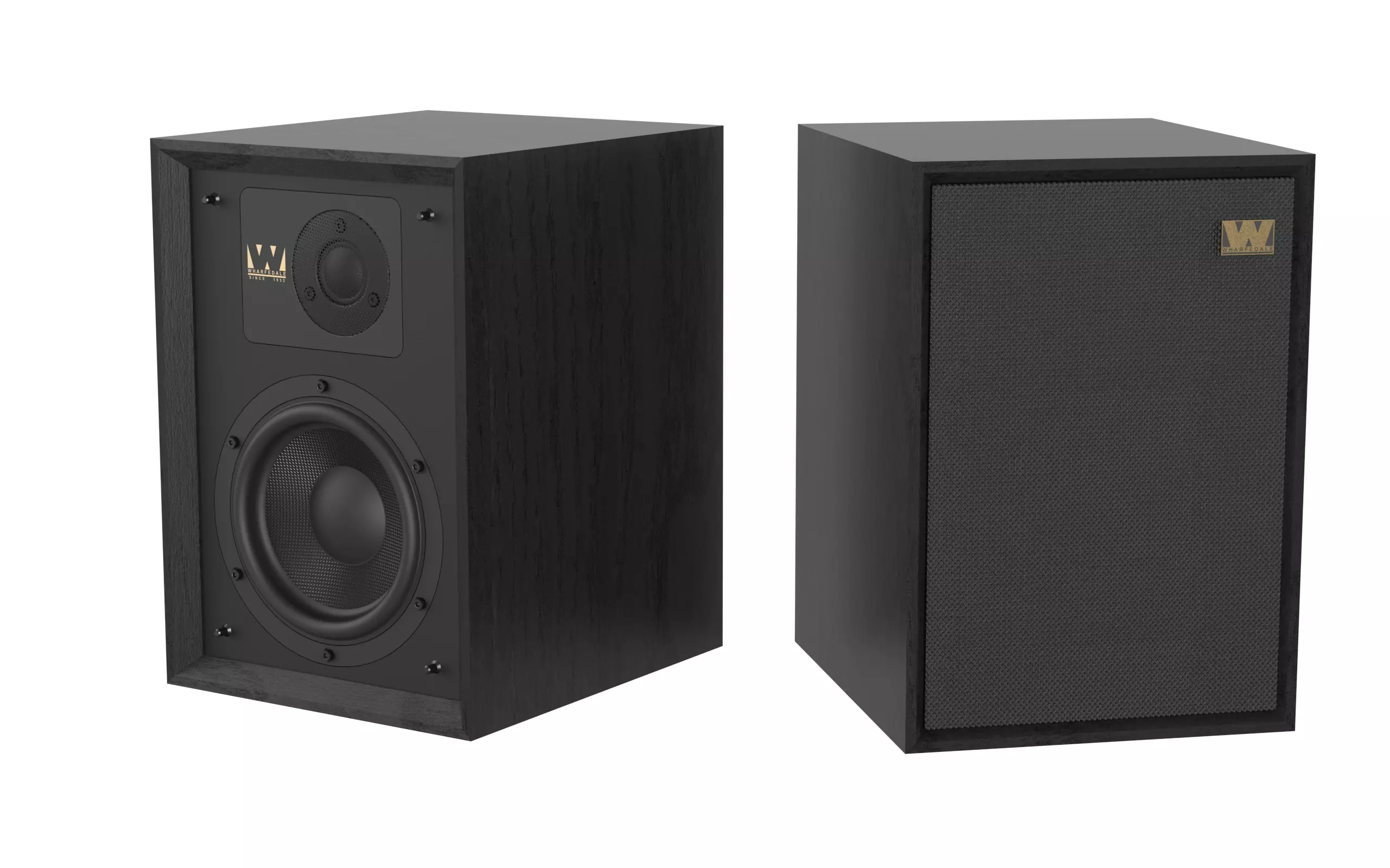 Wharfedale Denton 85th Anniversary Bookshelf Speakers 3D model_0