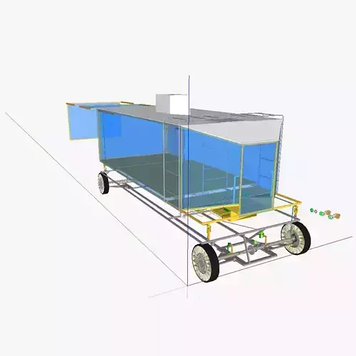 AT minivan compressed air motor version 3D model