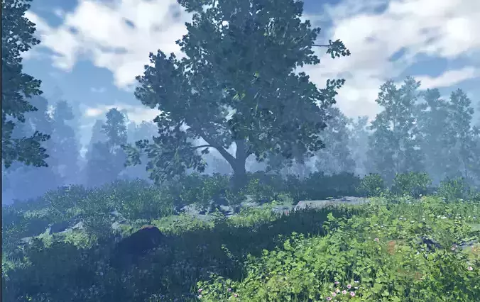 ROBLOX Realistic Oak Forest and Field Tree Pack