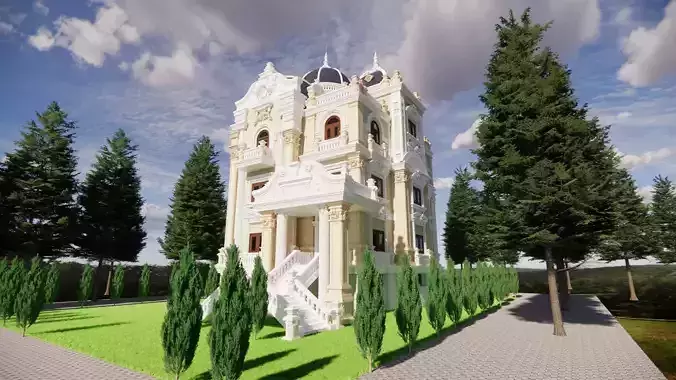 Classical Architectural 3D Asset Pack 3D Model