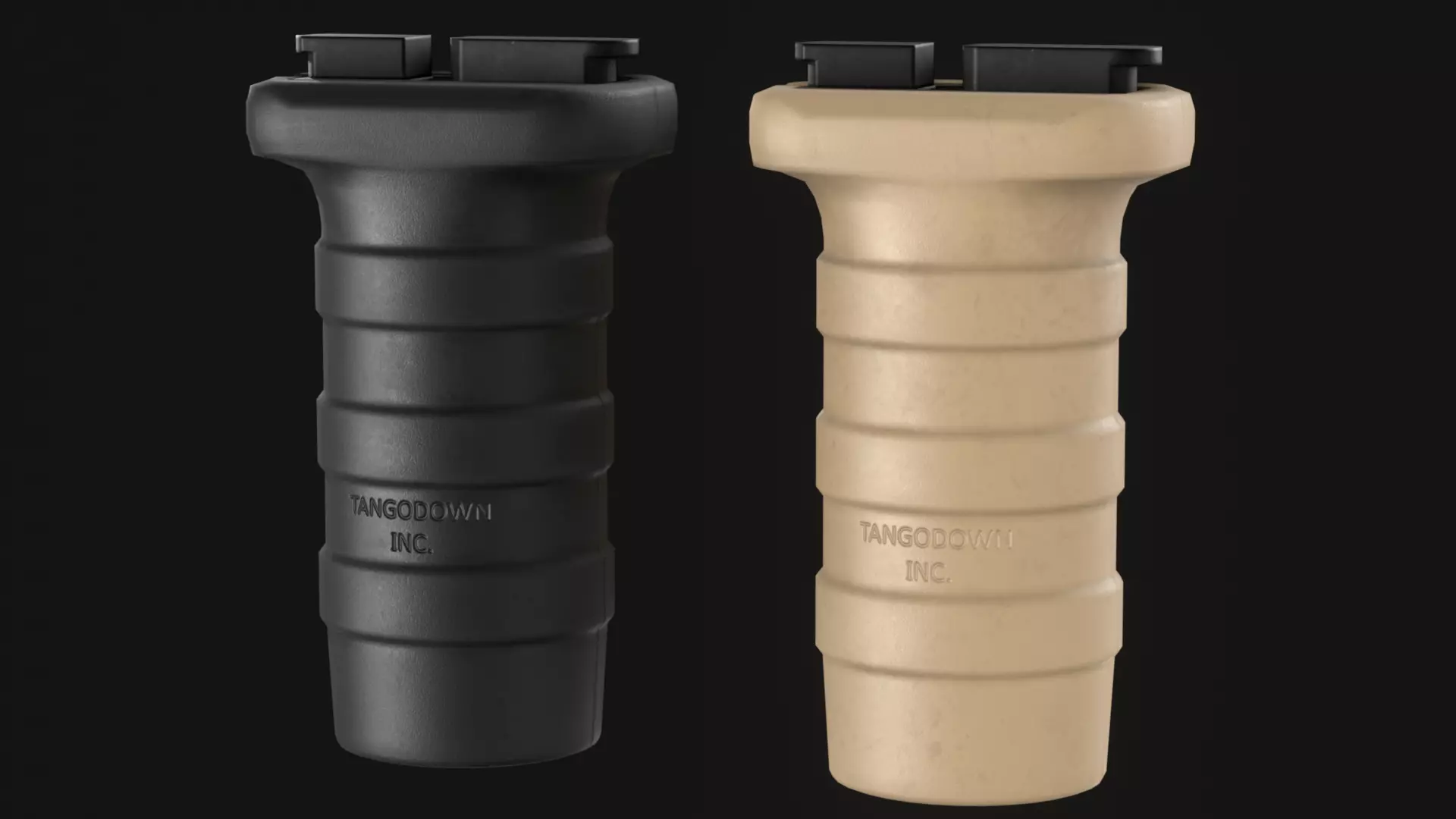 Tango Down M-LOK Stubby Vertical Grip - Game Asset Low-poly 3D model