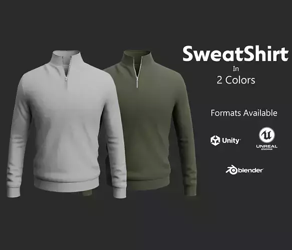 Sweat Shirt in 2 colors