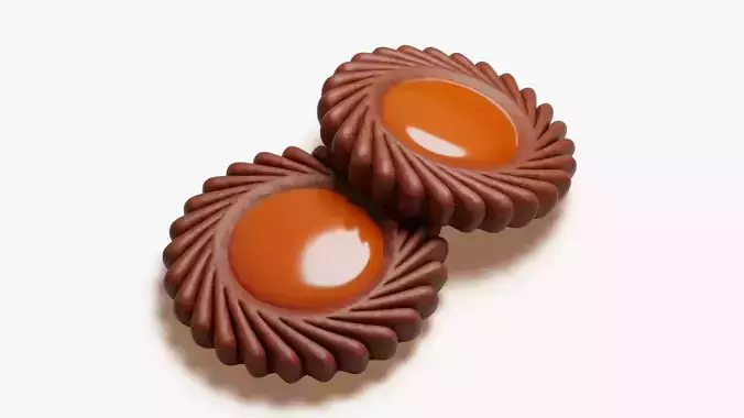 Spritz Jam Cookie 3D model 5