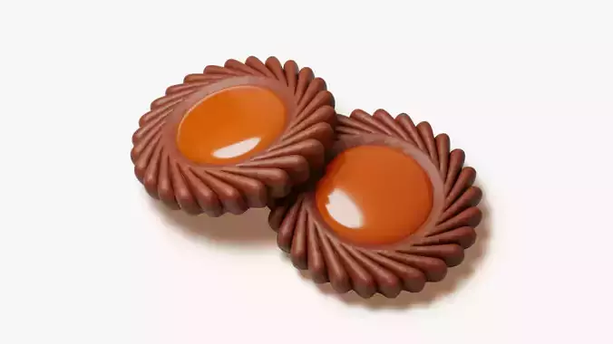 Spritz Jam Cookie 3D model 2