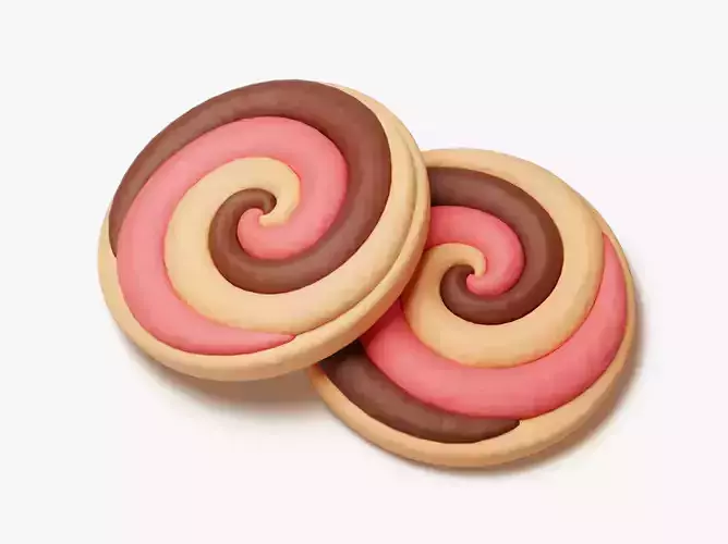 Neapolitan Swirl Cookie