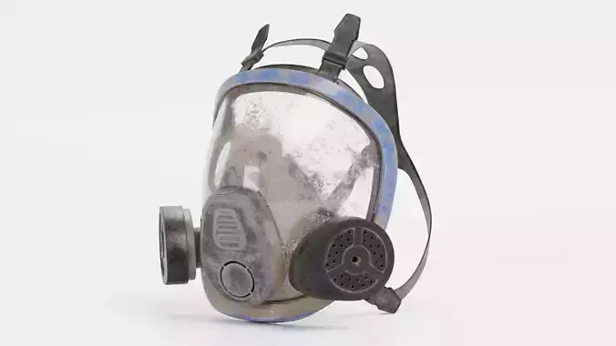 -Gas Mask - Dirty- 3D model