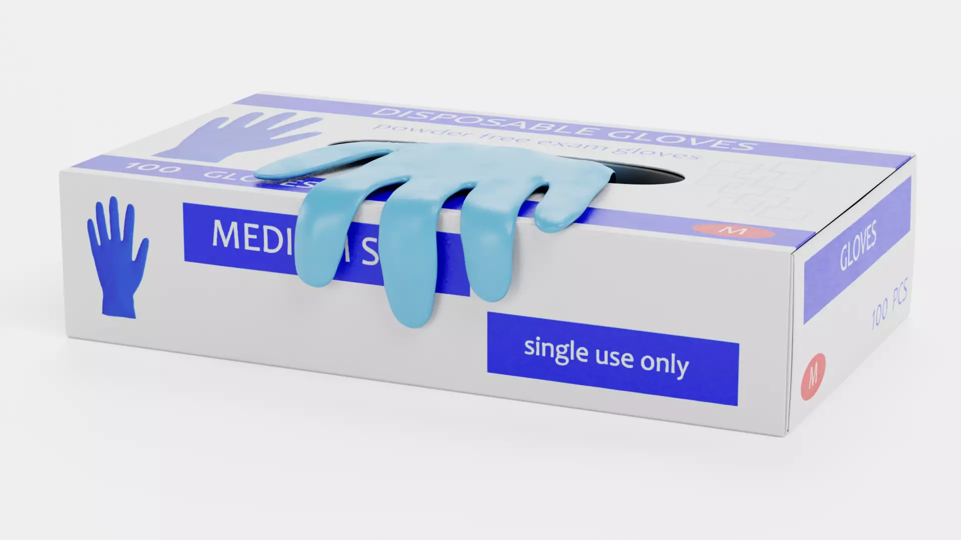 -Disposable Gloves Box V1- 3D model_5