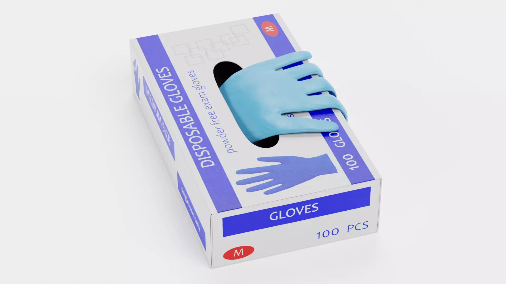 -Disposable Gloves Box V1- 3D model_2
