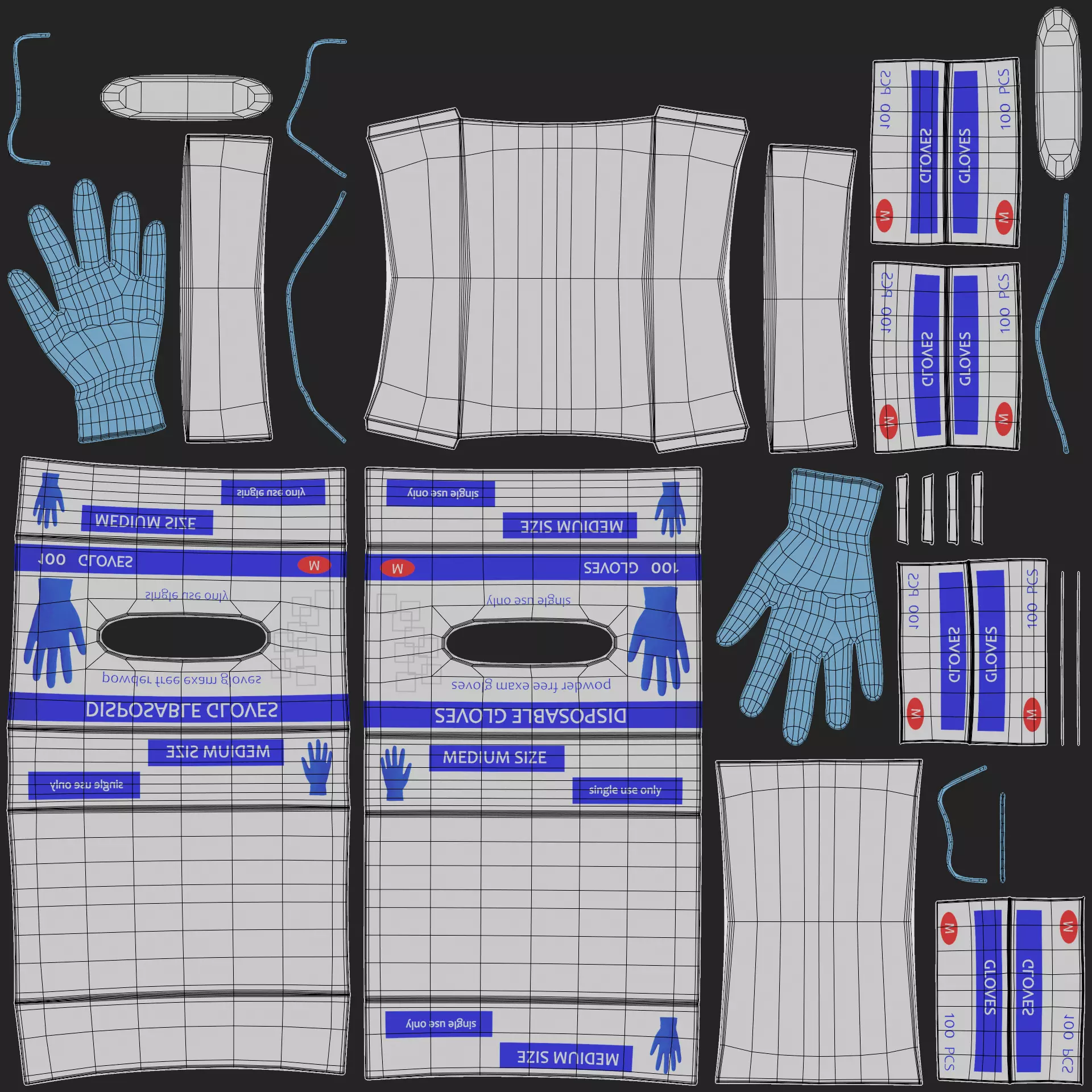 -Disposable Gloves Box V1- 3D model_6