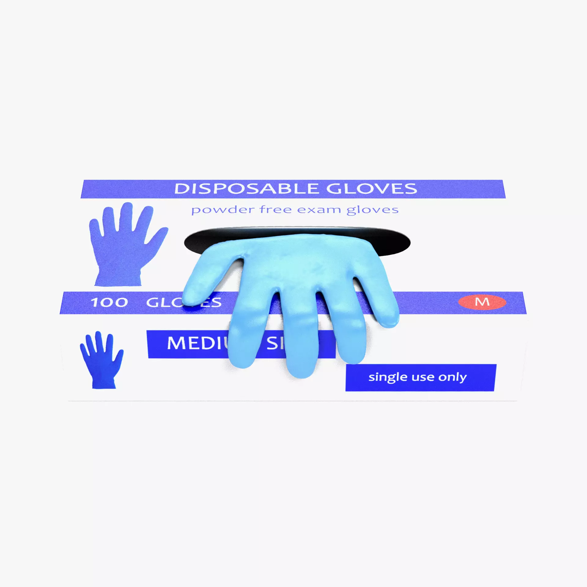 -Disposable Gloves Box V1- 3D model_11