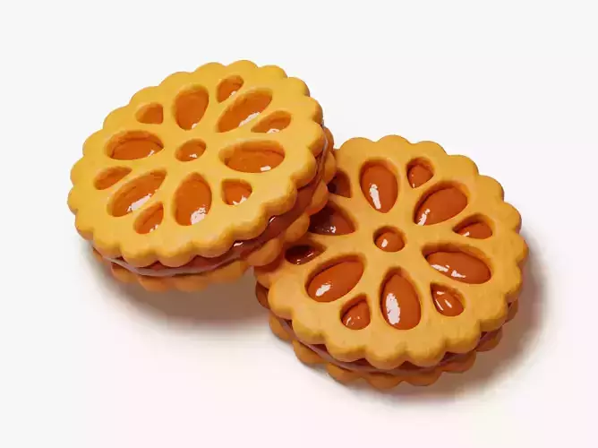 Lattice Jam Cookie