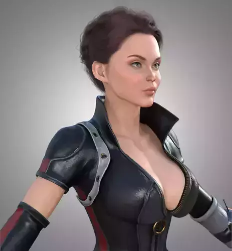 3D Character Realistic Game Ready Model  PBR Textured Rigged