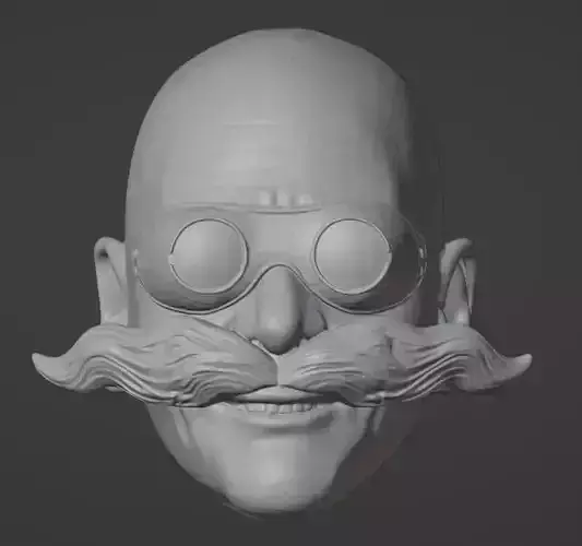 Eggman Head - Sonic - Jim Carrey