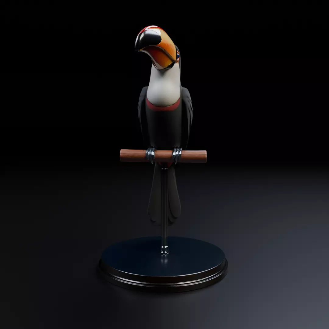toucan 3D print model_1