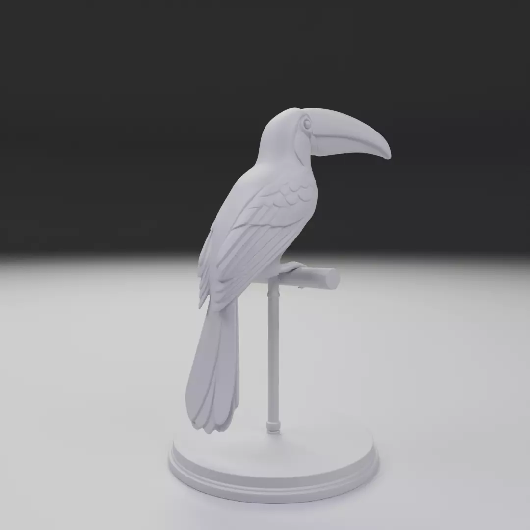 toucan 3D print model_8