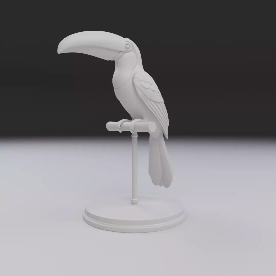 toucan 3D print model_12