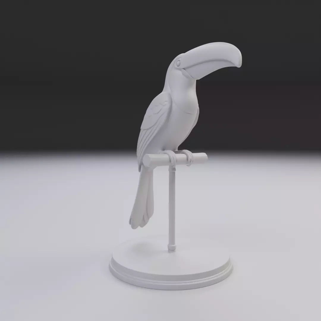 toucan 3D print model_14