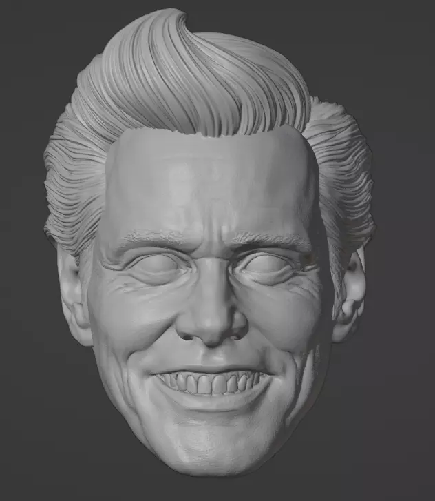 Ace Ventura Head - Jim Carrey 3D print model