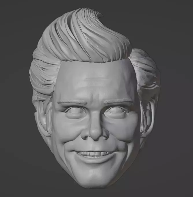 Ace Ventura Head - Jim Carrey 3D print model