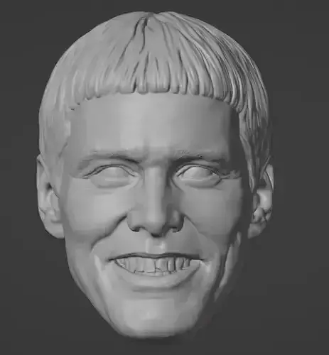 Lloyd Christmas Head- Dumb and Dumber - Jim Carrey