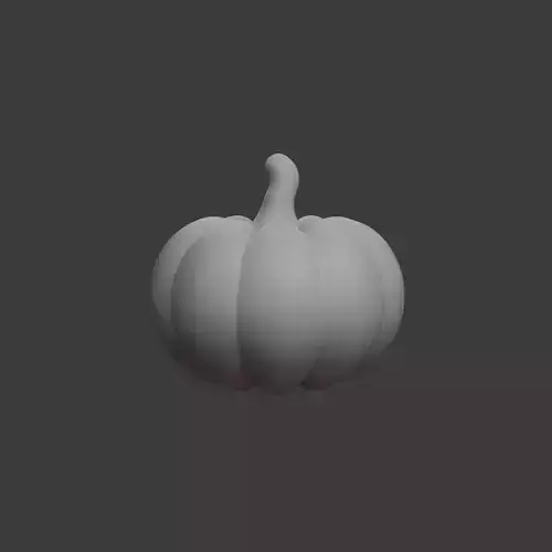 Pumpkin cartoon 3D model 7
