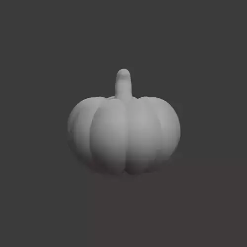 Pumpkin cartoon 3D model 6