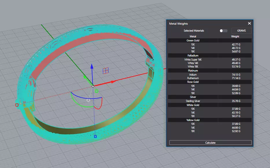 Bracelet Love Paved 150mm 3D print model_3