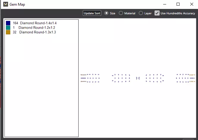 Bracelet Love Paved 150mm 3D print model_4